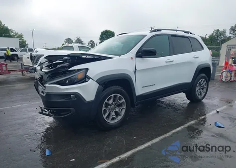 2022 Jeep Cherokee Trailhawk 4X4 z USA, uszkodzony, nr VIN 1C4PJMBX1ND500729